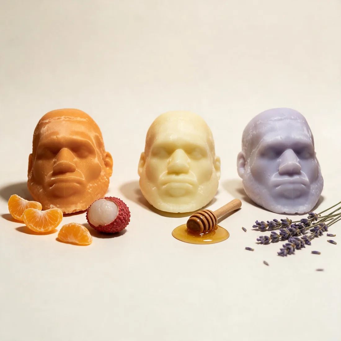 LeSoap, the three scents together, hand-poured